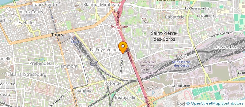 localisation de l'entreprise OANIA  TOURS