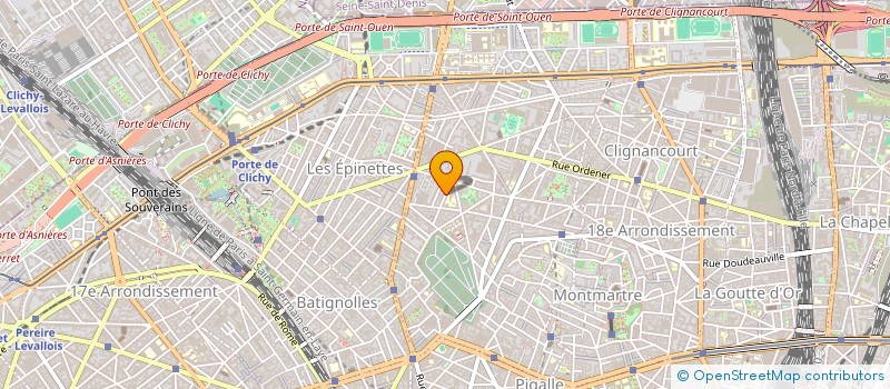 localisation de l'entreprise OAO ARCHITECTURE ET ENVIRONNEMENT  PARIS