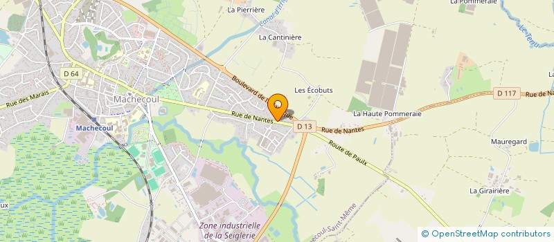 localisation de l'entreprise OARR  MACHECOUL-SAINT-MEME