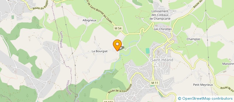 localisation de l'entreprise OAS  SAINT-HEAND