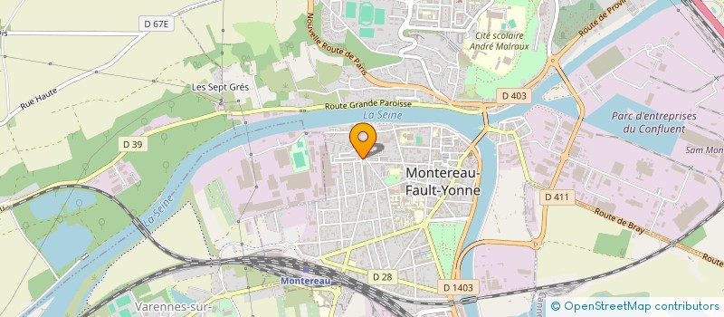 localisation de l'entreprise OASIS à MONTEREAU-FAULT-YONNE