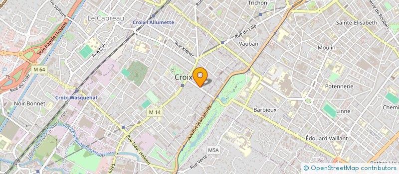 localisation de l'entreprise OASIS à CROIX