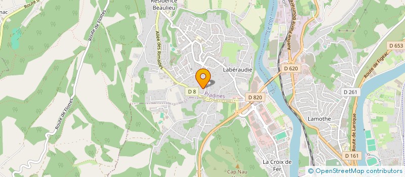 localisation de l'entreprise OASIS  PRADINES