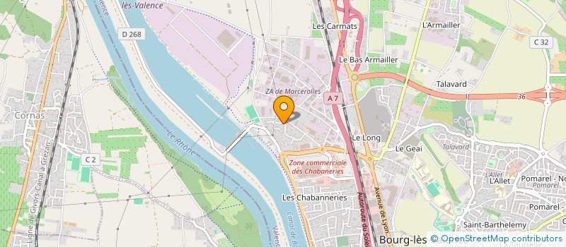 localisation de l'entreprise OASIS  BOURG-LES-VALENCE