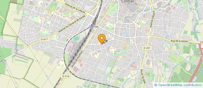 localisation de l'entreprise OASIS  COLMAR