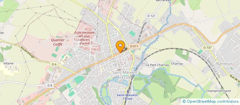 localisation de l'entreprise OASIS  SAINT-MAIXENT-L'ECOLE