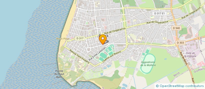 localisation de l'entreprise OASIS  BERCK