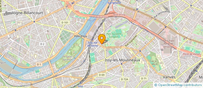 localisation de l'entreprise OASIS CONSEIL & EDUCATION à ISSY-LES-MOULINEAUX