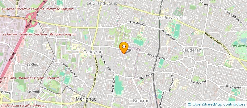 localisation de l'entreprise OASIS CONSEILS  MERIGNAC
