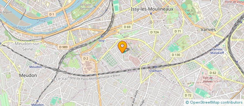 localisation de l'entreprise OASIS CONSULTING à ISSY LES MOULINEAUX