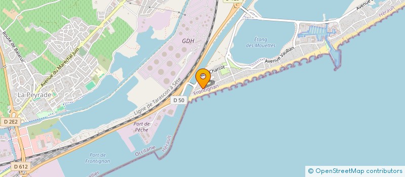 localisation de l'entreprise OASIS COVE à FRONTIGNAN