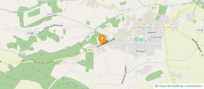 localisation de l'entreprise OASIS DE POUL'ART  RIEUMES