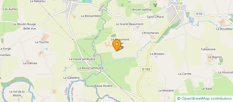 localisation de l'entreprise OASIS ET PROJETS  THOURIE