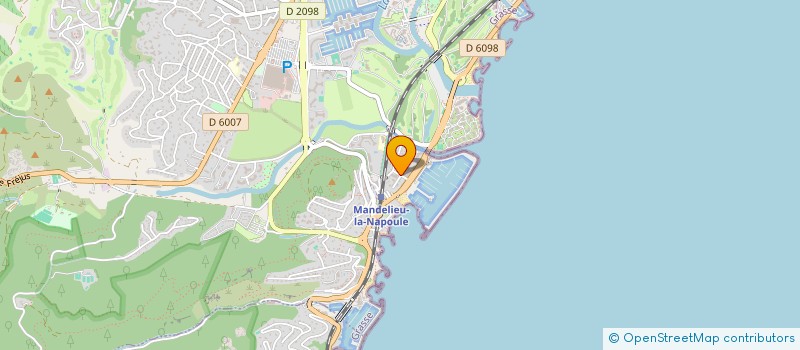 localisation de l'entreprise OASIS IMMOBILIER à MANDELIEU LA NAPOULE