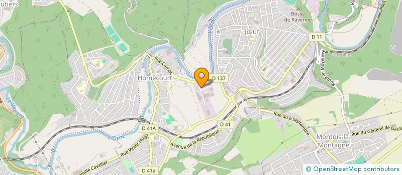 localisation de l'entreprise OASIS IMMOBILIERE  HOMECOURT