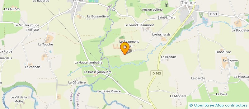 localisation de l'entreprise OASIS LE BEAUMONT MAGDELEINE  THOURIE