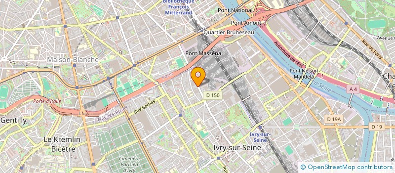 localisation de l'entreprise OASIS & RIVAGE  IVRY-SUR-SEINE