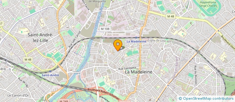 localisation de l'entreprise OASIS SANTE à LA MADELEINE