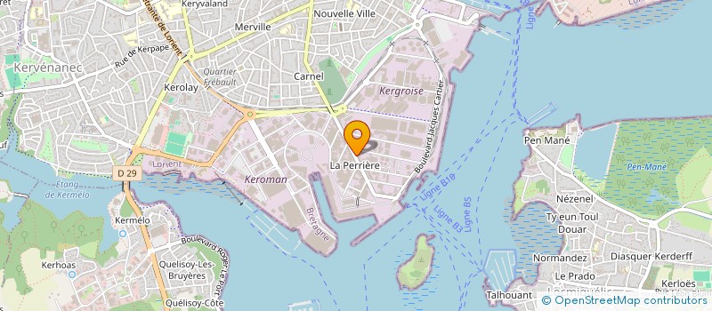 localisation de l'entreprise OASIS SERVICES à LORIENT