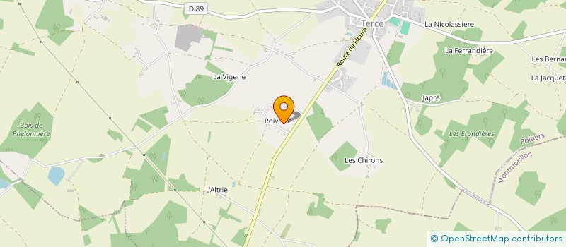 localisation de l'entreprise OASIS WEB  TERCE