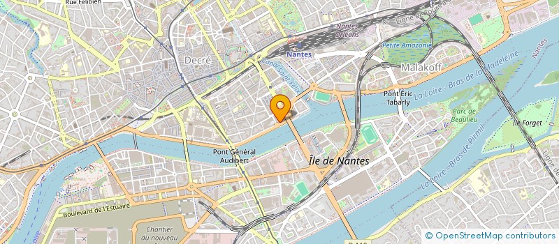 localisation de l'entreprise OASISWORK à NANTES