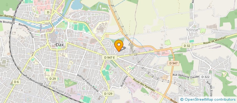 localisation de l'entreprise OASIX'BAND  DAX