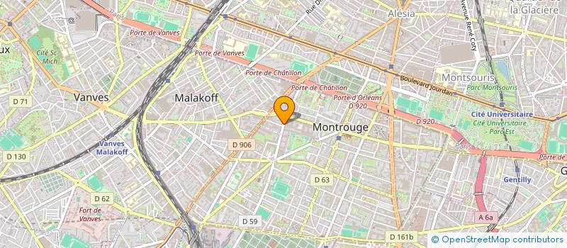 localisation de l'entreprise OAURENT  MONTROUGE