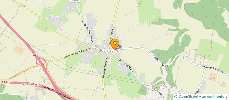 localisation de l'entreprise OAVAUR  BOURNEVILLE-SAINTE-CROIX