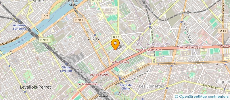 localisation de l'entreprise OAZIC MUSIQUE à CLICHY