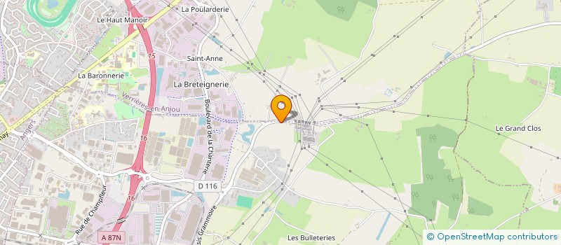 localisation de l'entreprise OB'ANIMA à SAINT-BARTHELEMY-D'ANJOU