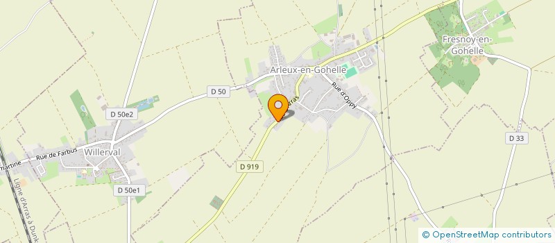 localisation de l'entreprise OB ASSOCIES CONSEILS  ARLEUX-EN-GOHELLE