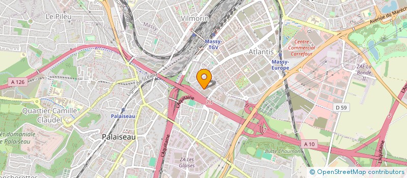 localisation de l'entreprise OB ATLANTIS à PALAISEAU