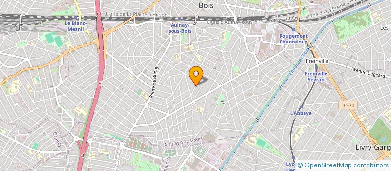localisation de l'entreprise OB BAT à AULNAY-SOUS-BOIS