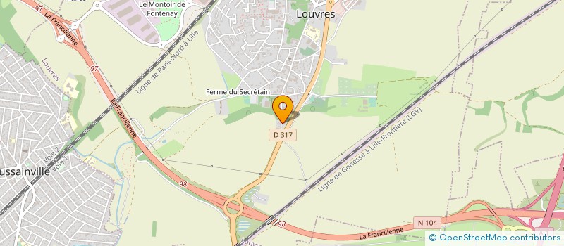 localisation de l'entreprise OB BOXE  LOUVRES