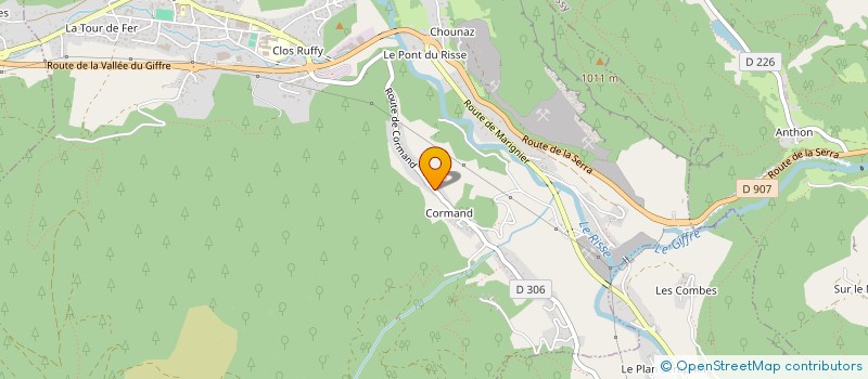 localisation de l'entreprise OB CARRELAGE  SAINT-JEOIRE