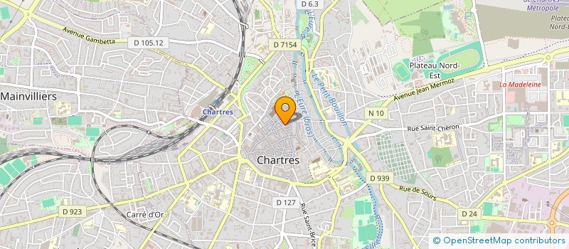localisation de l'entreprise OB CONCEPTION à CHARTRES
