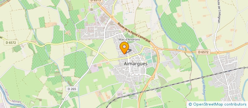 localisation de l'entreprise OB DEVELOPPEMENT à AIMARGUES