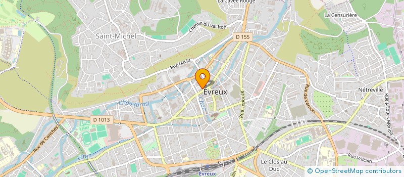 localisation de l'entreprise OB EVREUX à EVREUX