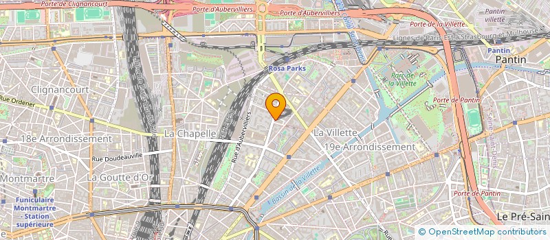 localisation de l'entreprise OB FOOD  PARIS