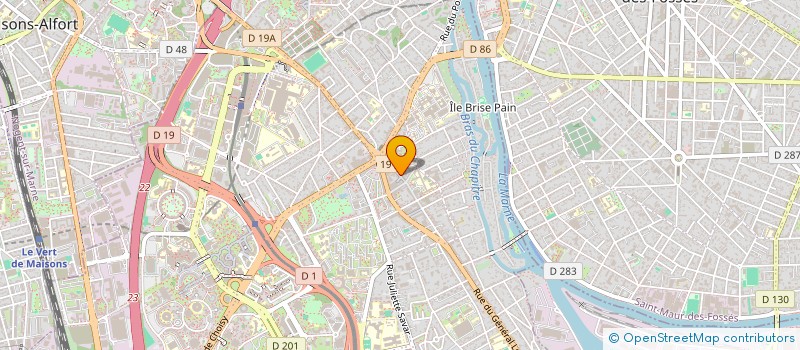 localisation de l'entreprise OB HOLDING  CRETEIL