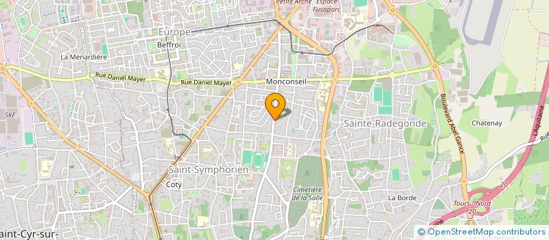 localisation de l'entreprise OB'IN TOURS  TOURS