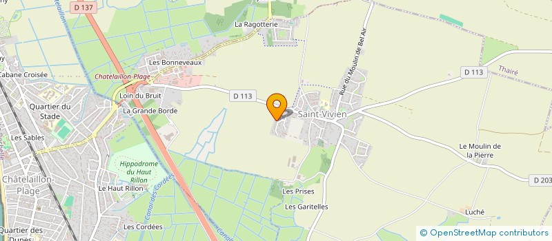 localisation de l'entreprise OB INVESTISSEMENT à SAINT-VIVIEN