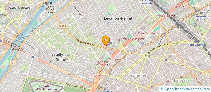 localisation de l'entreprise OB INVESTISSEMENTS à LEVALLOIS-PERRET