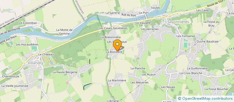 localisation de l'entreprise OB MACONNERIE  SAVONNIERES