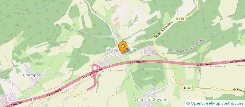 localisation de l'entreprise OB PEINTURE DECO  MARCHAUX-CHAUDEFONTAINE