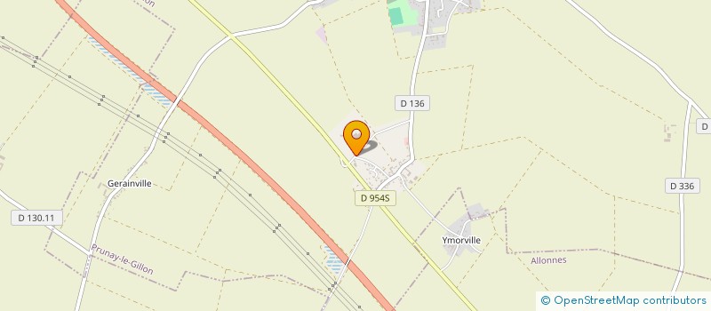 localisation de l'entreprise OB PROFILS à PRUNAY-LE-GILLON
