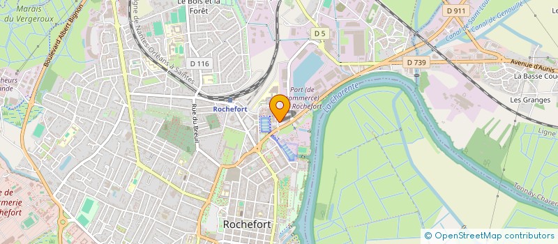 localisation de l'entreprise OB ROCHE FIT  ROCHEFORT