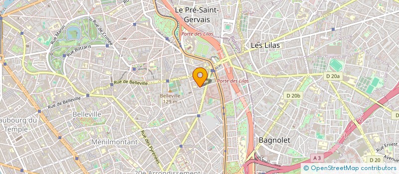 localisation de l'entreprise OB SARL  PARIS