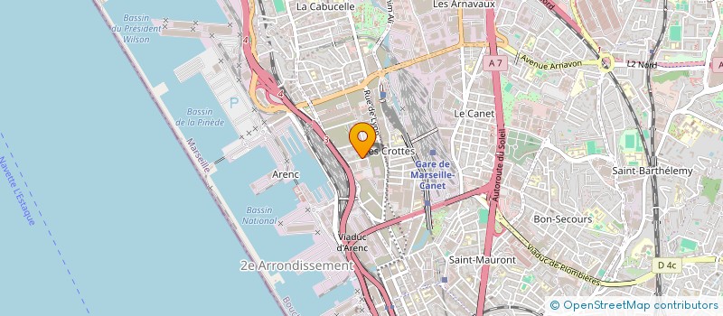 localisation de l'entreprise OB SERVICES à MARSEILLE