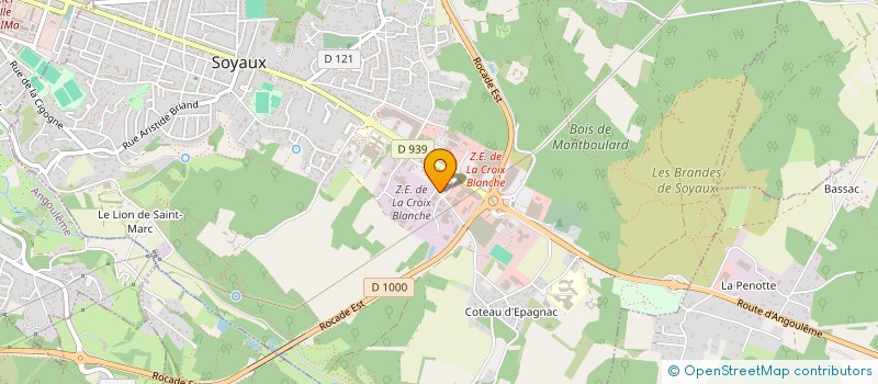 localisation de l'entreprise OB SOYAUX  SOYAUX